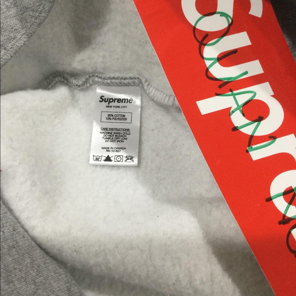 Supreme Vertical Panel sweatshirt size L. - Picture 4 of 5